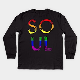 Soul Mate Puzzle Couple  LGBT Pride Gay Les Kids Long Sleeve T-Shirt